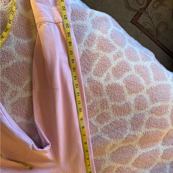 Liz Claiborne pink  Denim Jacket  floral trim Women's Large Ex. Cond - Picture 11 of 14